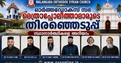 മെത്രാപ്പോലീത്താമാരുടെ  തിരഞ്ഞെടുപ്പ് ; സ്ഥാനാർത്ഥികളെ അറിയാം